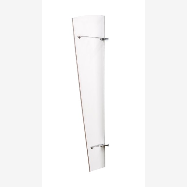 METTE rustfri st&aring;l sideprofil 1670x586/314 mm