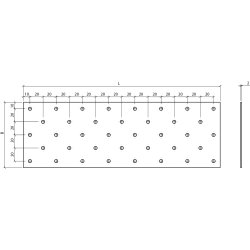 Normplade 2,0 mm 200x300x2.0 - 10
