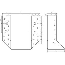 Bjlkesko Type U 76x152x2.0 - 25