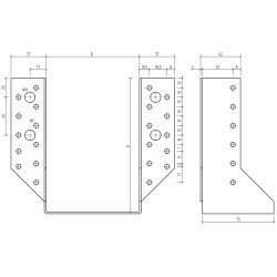 Bjlkesko Type U 100x140x2.0 - 25