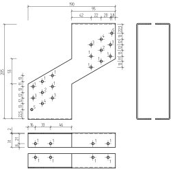 Gerberbeslag Type 2 200 8" - 190x2x205 - 10