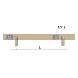 Gerberbeslag Type 3 240 10" - 180x2x140 - 10