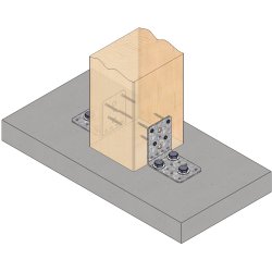 Vinkelbeslag V1 89x89x2.5x65 - 50