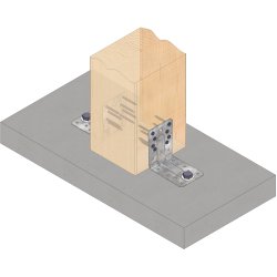 Vinkelbeslag V2 PL 90x90x1.5x65rib - 50