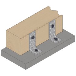 Betonvinkel G55 100x75x8.0x60-14 - 10