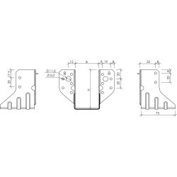 Bjlkesko Type U PL 48x86x1.5 - 40