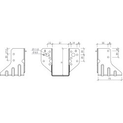 Bjlkesko Type U PL 51x84x1.5 - 40