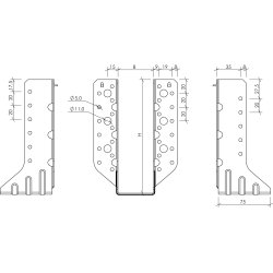 Bjlkesko Type U PL 51x164x1.5 - 40