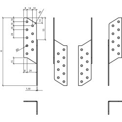 Tag�seanker PL 330x32x1.5-venstre