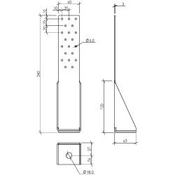 Tr�kanker HT16 340x60x3x60