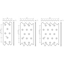 Vindgitterb�nd PL 80x1.5-25m