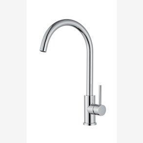 Køkkenarmatur, C-tud, krom