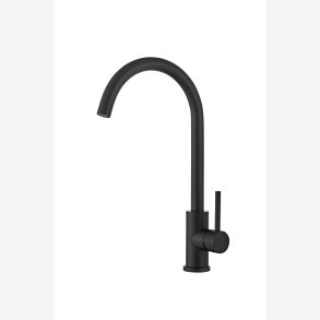 Køkkenarmatur, C-tud, sort