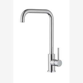 Køkkenarmatur, U-tud, krom