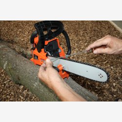 Files&aelig;t til motorsavsk&aelig;de + skruestik  