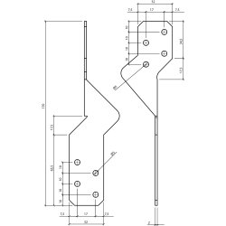 Tag�seanker Universal 170x32x2.0