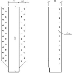 BJLKESKO TYPE L 51x282 10
