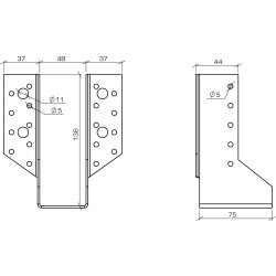 BJLKESKO TYPE U 48x136 mm A2