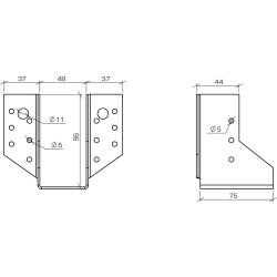 BJLKESKO TYPE U 48x96 mm A2