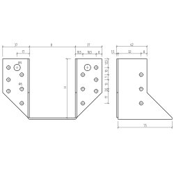Bjlkesko Type U A4 45x93x1.5 - 1