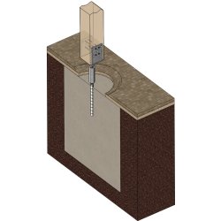 Stolpebrer type VHB1 75-115x70x115+315-365