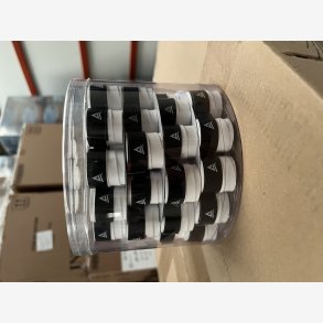 60 stk. Greb til padelbat, white, Airfun