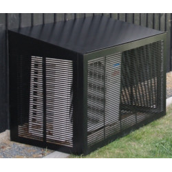 MAGGIE sort VARMEPUMPESKJULER 1100x555x700/600 mm