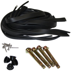 Gummiliste &amp; boltpose til 10206  